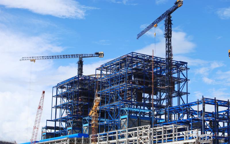 Construction Site with cranes